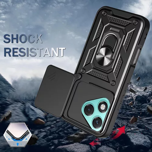Techsuit - CamShield - Honor 400 Smart 5G / 400 Smart 4G / X7d 4G - Rózsaszín