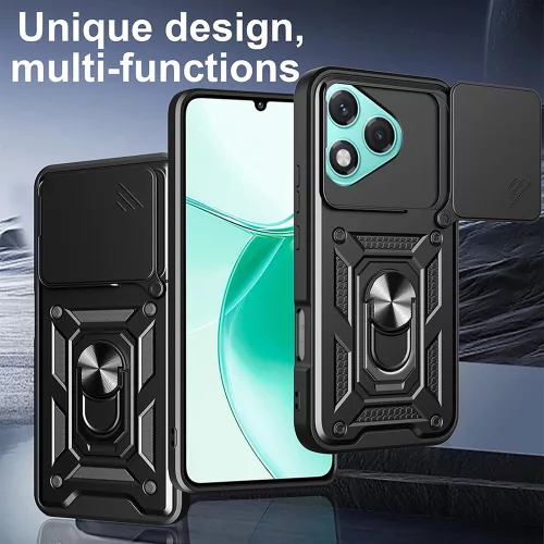 Techsuit - CamShield - Honor 400 Smart 5G / 400 Smart 4G / X7d 4G - Rózsaszín