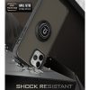 Techsuit - Glinth Ütésálló Gyűrűs tok - iPhone 17 Pro Max - Fekete