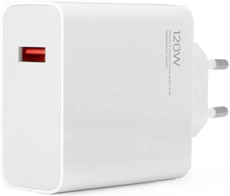 XIAOMI eredeti gyorstöltő adapter USB-A, 120W, Fehér, (bulk termék)