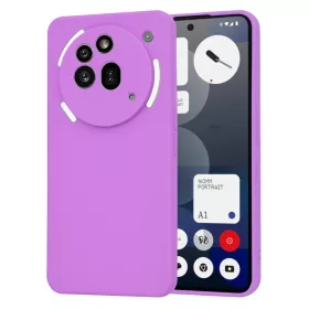   Nothing Phone 3a Pro, Techsuit - SoftFlex MagSafe Samsung Galaxy - Lila
