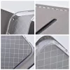 Samsung Galaxy A54 5G, Mágneses Kinyitható ECO bőr tok belső kártyatartó zsebbel - Sötétkék - Smart magneto 