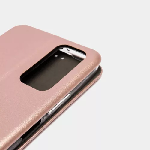 Elegáns kinyitható sötétkék tok (iPhone 15 Plus)