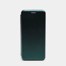 Elegáns kinyitható sötétzöld tok (iPhone 15 Pro Max)