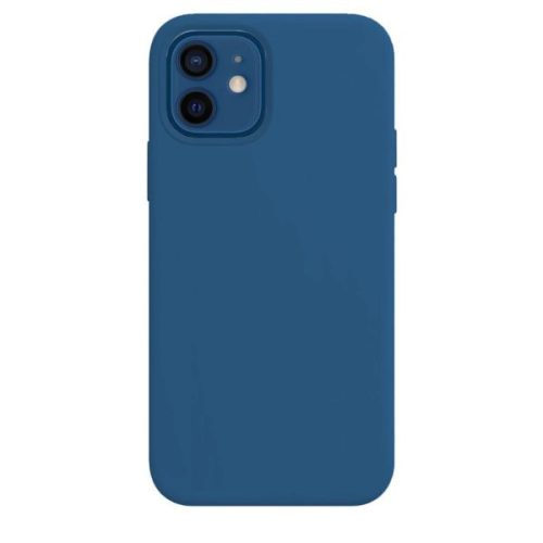 Soft touch szilikon kék tok (iPhone 15 Pro)