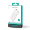 Joyroom JR-PBF12 10000mAh Powerbank 2 USB-A és 1 USB-C porttal - Fehér