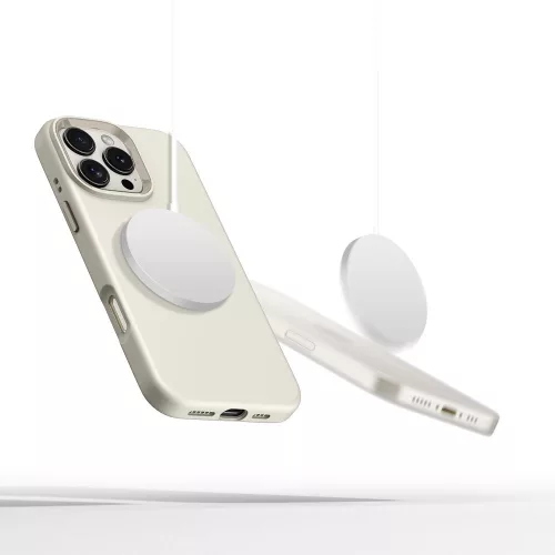 Tech-Protect Silicone MagSafe tok iPhone 16 Pro - Bézs