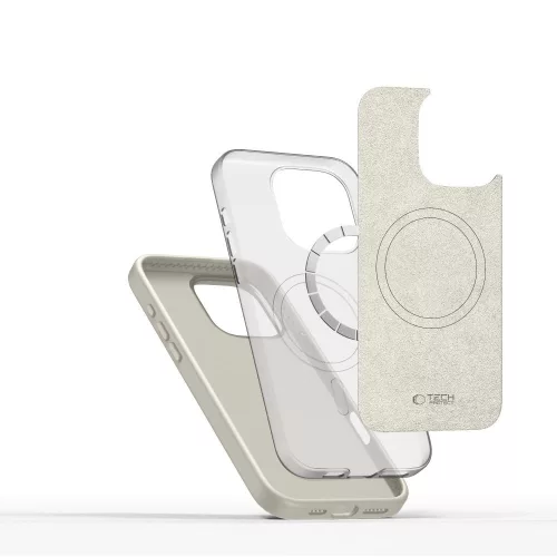Tech-Protect Silicone MagSafe tok iPhone 16 Pro - Bézs