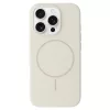 Magsafe Slim Szilikon tok iPhone 15 Pro - Bézs