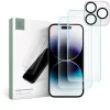 Tech-Protect Supreme Készlet iPhone 14 Pro - 2x edzett üveg kijelzőre / kamerára
