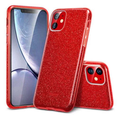 Csillogós piros tok (Samsung Galaxy A53 5G)
