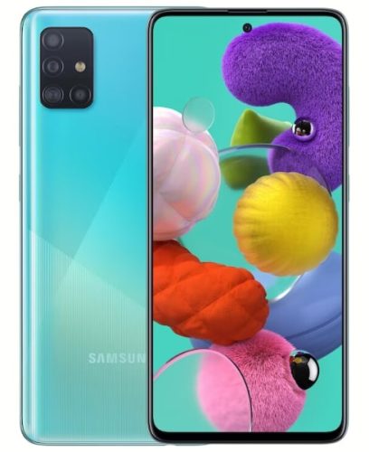 Samsung Galaxy A51 128GB (Dual) Blue - Használt, Kiváló