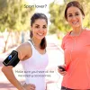 Techsuit - (TH20) Telefontok futáshoz, sport karszalag - tépőzárral, kártyatartóval, max. 6,8" méretig - Kék