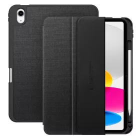   iPad 10.9" (2022 / 10. gen.) / iPad 11" (2025 / 11. gen.) Elegáns szövetborításos tok - Fekete - Tech-Protect SC Pen Canvas