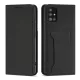 Samsung Galaxy A13 5G - Kinyitható tok, Ökobőrből, kártyatartóval, állványfunkcióval, mágneses záródással - fekete - Magnet Card Case
