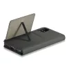 Samsung Galaxy A13 5G - Kinyitható tok, Ökobőrből, kártyatartóval, állványfunkcióval, mágneses záródással - fekete - Magnet Card Case