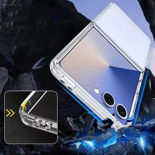 Tech-Protect FlexAir Hybrid tok Samsung Galaxy Z Flip 7 - Átlátszó