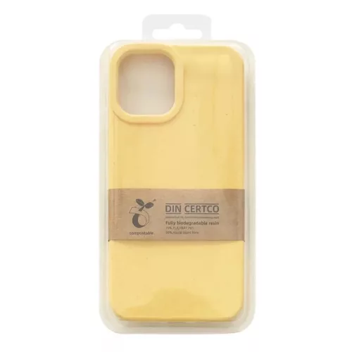 Eco szilikon fekete Magsafe búzakorpa tok (iPhone 14 Pro)