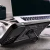 Modern Ütésálló Telefontok Állvánnyal és Kamera Védelemmel Samsung A26 5G - Piros