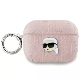   Karl Lagerfeld fekete monogramos Choupette és Karl fejes tok (Airpods Pro)