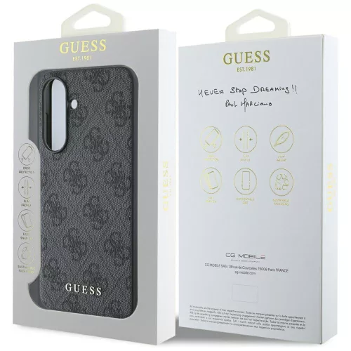 Guess - Hardcase 4G Classic - Samsung Galaxy A36 / A56 5G - Fekete
