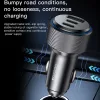 Yesido Y50 autós töltő – 2× USB-C + USB-A, gyorstöltés, 60 W – fekete