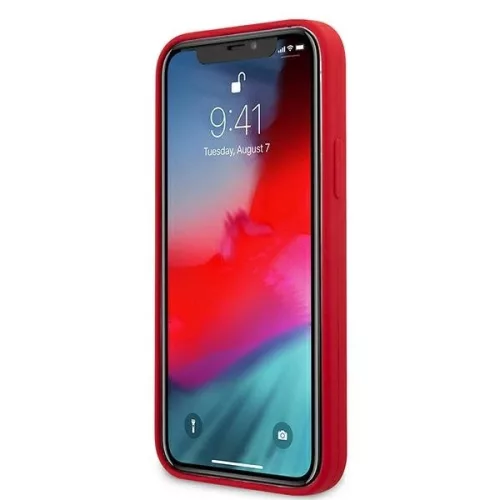 Guess Szilikon tok iPhone 12 Pro Max - Piros