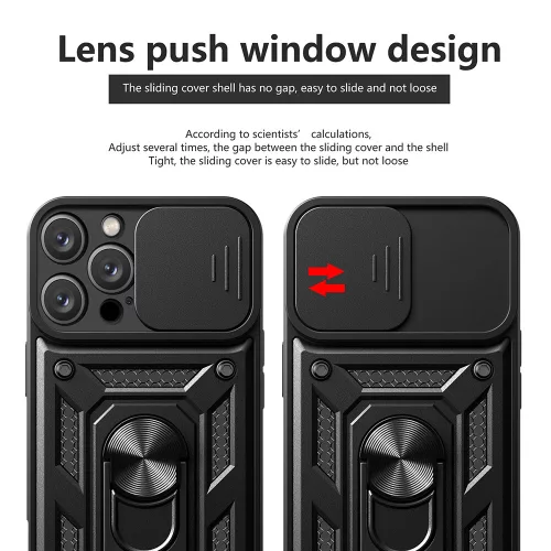 Techsuit - CamShield tok iPhone 16 - Kék