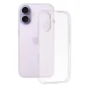 iPhone 17, Átlátszó szilikon tok, Techsuit - Clear Silicone