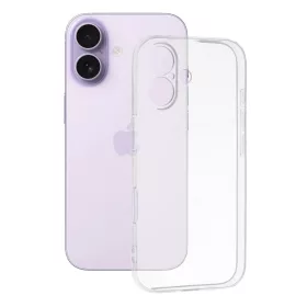   iPhone 17, Átlátszó szilikon tok, Techsuit - Clear Silicone