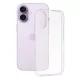 iPhone 17, Átlátszó szilikon tok, Techsuit - Clear Silicone
