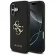 iPhone 17, Guess - Hardcase 4G Grained Big and Classic Logo MagSafe tok - Fekete