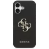 iPhone 17, Guess - Hardcase 4G Grained Big and Classic Logo MagSafe tok - Fekete
