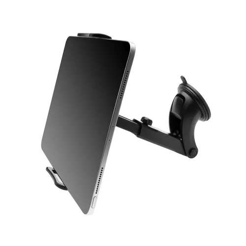 Fixed - Tablet kompatibilis Autós tartó, tapadókorongos, 7–13" – Fekete