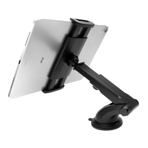 Fixed - Tablet kompatibilis Autós tartó, tapadókorongos, 7–13" – Fekete
