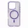 Glitteres Lila MagSafe tok - iPhone 16 Plus