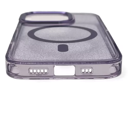 Glitteres Lila MagSafe tok - iPhone 16 Plus