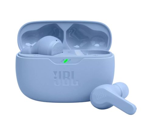JBL Wave Beam Vezeték nélküli fülhallgató - TWS, mikrofon, mély basszus, IP54 – Kék