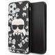 Karl Lagerfeld Virágos Szilikon Tok iPhone 11 Pro Max - Fekete