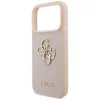 iPhone 17 Pro, Guess - Hardcase 4G Grained Big and Classic Logo MagSafe tok - Rózsaszín