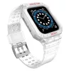 Védőtokos Szíj Apple Watch 42/44/45 mm - Átlátszó