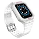 Védőtokos Szíj Apple Watch 42/44/45 mm - Átlátszó