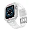 Védőtokos Szíj Apple Watch 42/44/45 mm - Átlátszó
