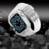 Védőtokos Szíj Apple Watch 42/44/45 mm - Átlátszó