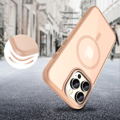 Tech-Protect MagEdge MagSafe iPhone 16 Pro tok - Rózsaszín