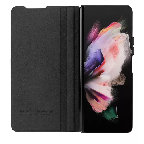 Nillkin Qin Pro Bőr Kameravédős tok (Samsung Galaxy Z Fold 5)
