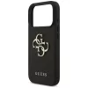 iPhone 17 Pro, Guess - Hardcase 4G Grained Big and Classic Logo MagSafe tok - Fekete