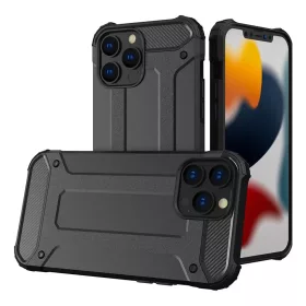 Ütésálló Armor tok iPhone 13 Pro Max - Fekete