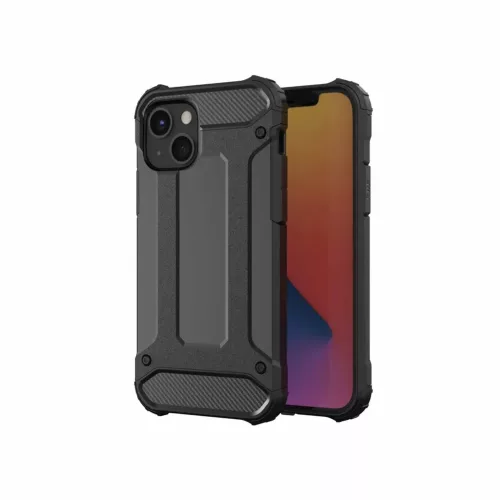 Ütésálló Armor tok iPhone 13 Pro Max - Fekete