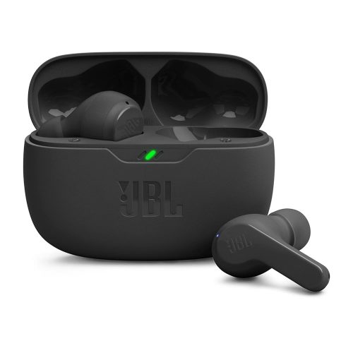 JBL Wave Beam Vezeték nélküli fülhallgató - TWS, mikrofon, mély basszus, IP54 – Fekete